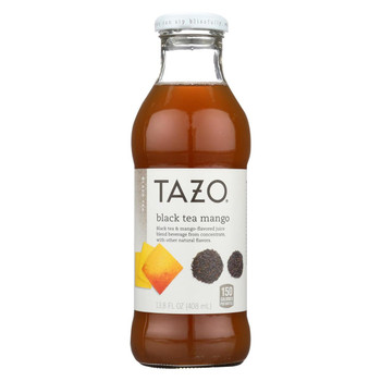 Tazo Tea Iced Black Tea - Black Tea Mango - Case of 12 - 13.8 fl oz