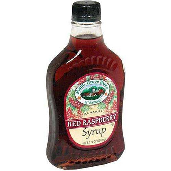 Maple Grove Farms - All Natural Red Raspberry Syrup - Case of 12 - 8.5 Fl oz. Maple Grove Farms - All Natural Red Raspberry Syrup - Case of 12 - 8.5 Fl oz.
