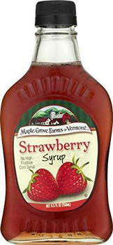 Maple Grove Farms - All Natural Strawberry Syrup - Case of 12 - 8.5 Fl oz.