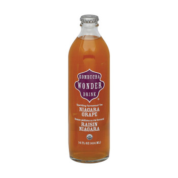 Kombucha Wonder Drink Organic Niagara Grape Kombucha Drink - Case of 12 - 14 fl oz Kombucha Wonder Drink Organic Niagara Grape Kombucha Drink - Case of 12 - 14 fl oz