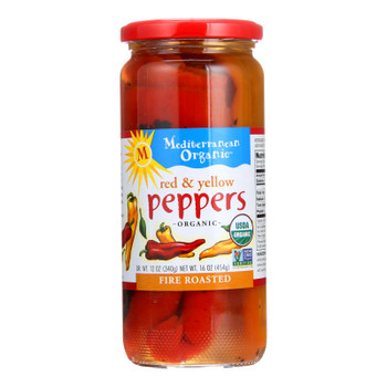 Mediterranean Organic Organic Fire Roasted Red & Yellow Peppers - Case of 12 - 16 OZ Mediterranean Organic Organic Fire Roasted Red & Yellow Peppers - Case of 12 - 16 OZ
