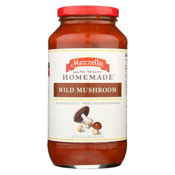 Mezzetta Sauce - Portabello Mushroom - Case of 6 - 25 oz