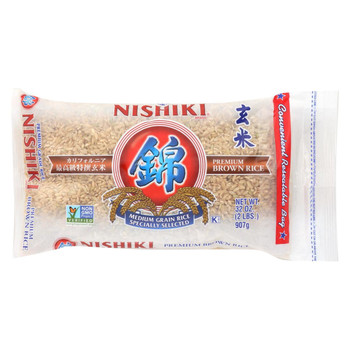 Nishiki Premium Brown Rice - Case of 12 - 2 lb.