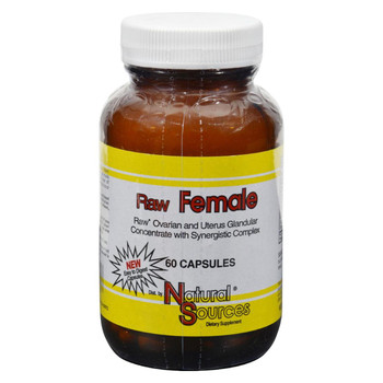 Natural Sources Raw Female - 60 Capsules