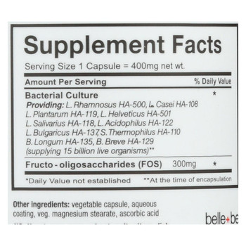 Belle And Bella Ultra 10 Probiotic - Maximum Strength - 30 Capsules Belle And Bella Ultra 10 Probiotic - Maximum Strength - 30 Capsules