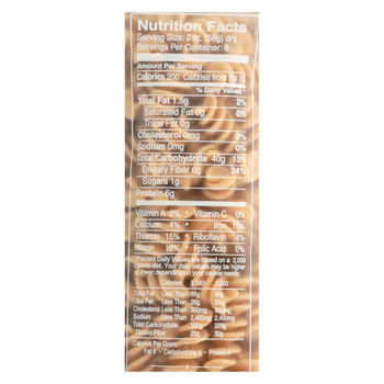 Delallo - Organic Whole Wheat Fusilli Pasta - Case of 16 - 1 lb.