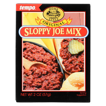 Tempo Sloppy Joe Mix - Original - 2 oz - Case of 12 Tempo Sloppy Joe Mix - Original - 2 oz - Case of 12
