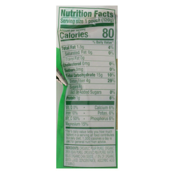 Happy Tot Toddler Food - Organic - Stage 4 - Green Beans Pear and Pea - 4.22 oz - case of 16 Happy Tot Toddler Food - Organic - Stage 4 - Green Beans Pear and Pea - 4.22 oz - case of 16