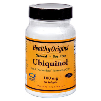 Healthy Origins Ubiquinol Kaneka QH - 100 mg - 30 Softgels
