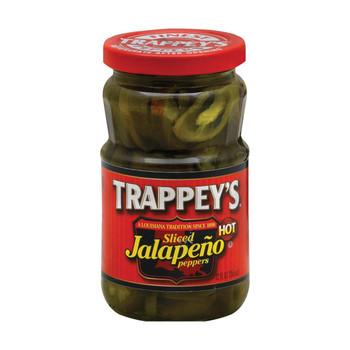 Trappey Sliced Jalapeno Peppers - Case of 12 - 12 oz Trappey Sliced Jalapeno Peppers - Case of 12 - 12 oz