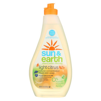 Sun and Earth Natural Concentrated Liquid Dish Soap - 13 fl oz Sun and Earth Natural Concentrated Liquid Dish Soap - 13 fl oz