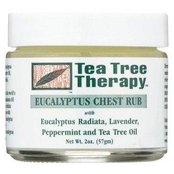 Tea Tree Therapy Eucalyptus Chest Rub Eucalyptus Australiana Lavender Peppermint and Tea Tree Oil - 2 oz Tea Tree Therapy Eucalyptus Chest Rub Eucalyptus Australiana Lavender Peppermint and Tea Tree Oil - 2 oz