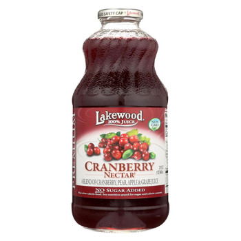 Lakewood Cranberry Juice Blend Juice - Cranberry - Case of 12 - 32 Fl oz.