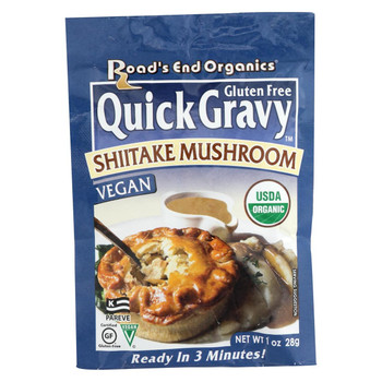 Road's End Organics Gravy Mix - Organic - Shiitake Mushroom - 1 oz - Case of 12