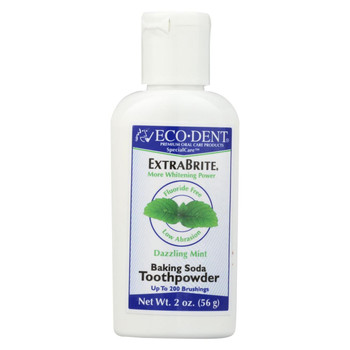 Eco-Dent Toothpowder Xtra-Brite - Fluoride Free - 2 oz Eco-Dent Toothpowder Xtra-Brite - Fluoride Free - 2 oz
