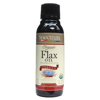 Spectrum Essentials Organic Flax Oil Cinnamon - 8 fl oz