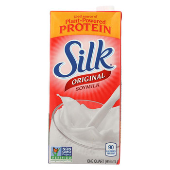 Silk Soymilk - Original - Case of 6 - 32 Fl oz. Silk Soymilk - Original - Case of 6 - 32 Fl oz.
