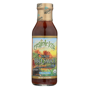 Organic Ville Tangy Organic Sauce - BBQ - Case of 6 - 13.5 Fl oz.