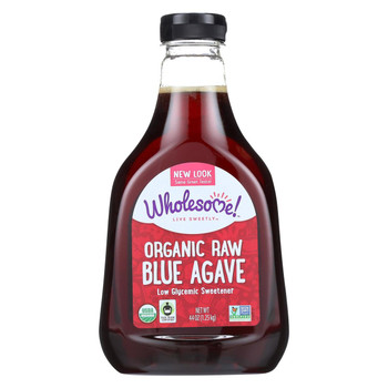 Wholesome Sweeteners Blue Agave - Liquid Sweetener - Case of 6 - 44 oz.