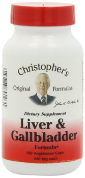 Dr. Christopher's Liver And Gall Bladder - 425 mg - 100 Vegetarian Capsules