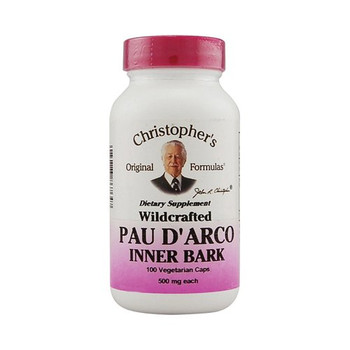 Dr. Christopher's Pau D'Arco - 500 mg - 100 Vegetarian Capsules