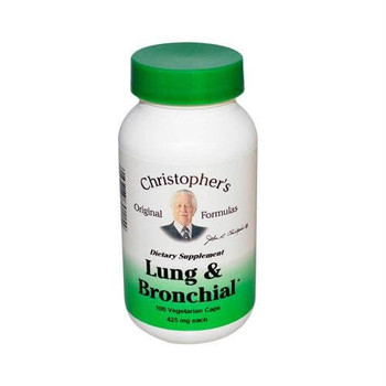 Dr. Christopher's Lung and Bronchial - 450 mg - 100 Vegetarian Capsules