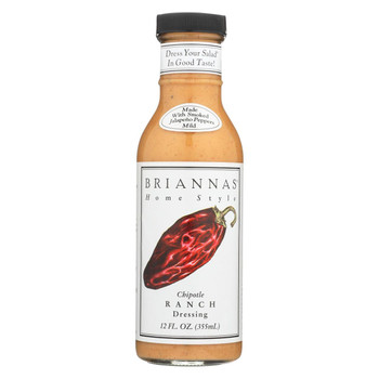 Brianna's - Salad Dressing - Chipotle Ranch - Case of 6 - 12 fl oz. Brianna's - Salad Dressing - Chipotle Ranch - Case of 6 - 12 fl oz.