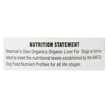 Newman's Own Organics Dog Food - Organic Liver - Case of 12 - 12 oz.