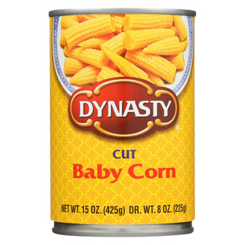 Dynasty Baby Corn - Cut - Case of 12 - 15 oz.