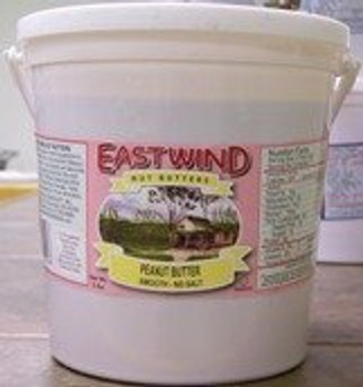 East Wind Peanut Butter - Smooth - No Salt - 5 lb.