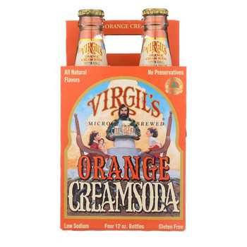 Virgil's Rootbeer - Cream Soda Orange - CS of 6-4/12 FZ