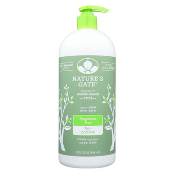 Nature's Gate Moisturizing Lotion Fragrance Free - 32 fl oz