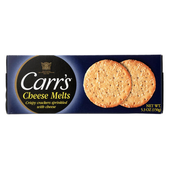 Carr's Cracker - Cheese Melt - Case of 12 - 5.3 oz