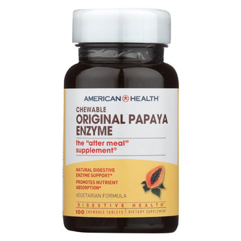American Health - Original Papaya Enzyme - 100 Tablets