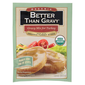 Better Than Gravy Gravy Mix - Organic - Turkey - Case of 12 - 1 oz