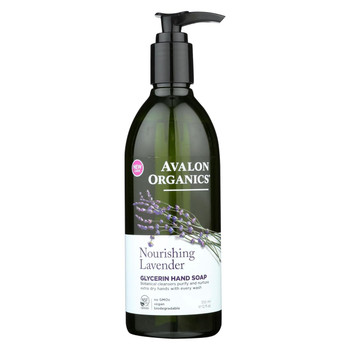 Avalon Organics Glycerin Liquid Hand Soap Lavender - 12 fl oz