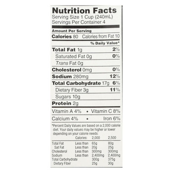 Imagine Foods Garden Tomato Soup - Low Sodium - Case of 12 - 32 Fl oz.