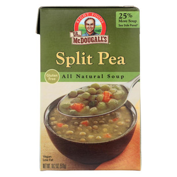 Dr. Mcdougall'S Soup - Split Pea - Case of 6 - 18.2 oz.