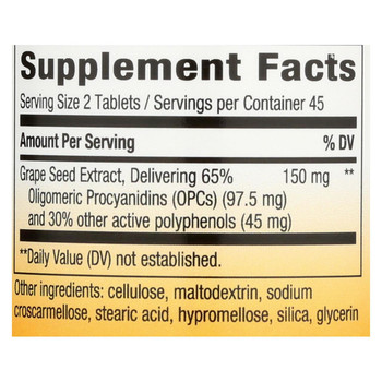 Nature's Way - Masquelier's Tru-OPCs - 75 mg - 90 Tablets Nature's Way - Masquelier's Tru-OPCs - 75 mg - 90 Tablets