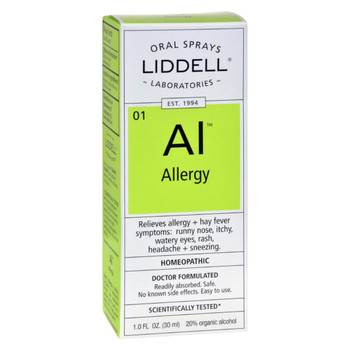 Liddell Homeopathic Oral Allergy Spray - 1 fl oz