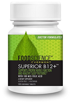 FoodScience of Vermont Sublingual B12-MC - 100 Vegetarian Tablets