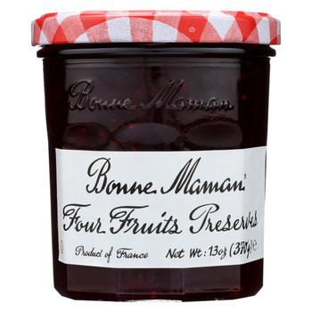 Bonne Maman - Preserves Four Fruit - CS of 6-13 OZ