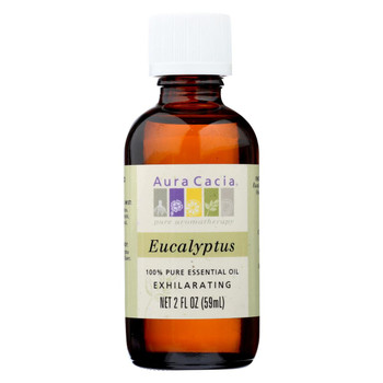 Aura Cacia - Essential Oil Eucalyptus Pure - 2 fl oz Aura Cacia - Essential Oil Eucalyptus Pure - 2 fl oz