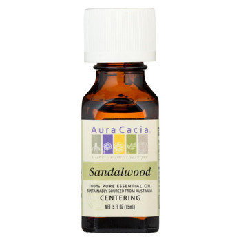 Aura Cacia - Essential Oil - Sandalwood - .5 oz