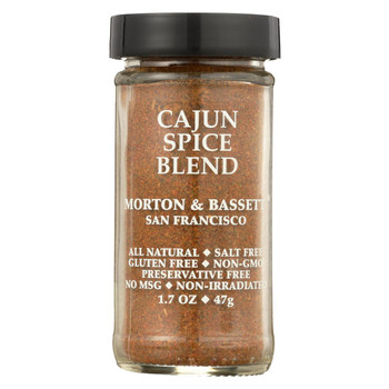 Morton and Bassett Cajun Spice Blend - 1.6 oz - Case of 3
