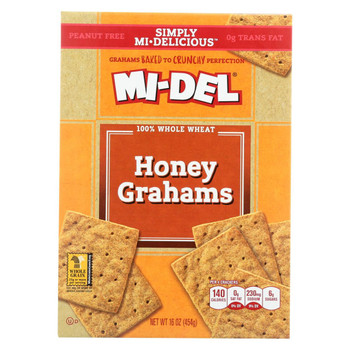 Midel Honey Grahams - Case of 12 - 16 oz.
