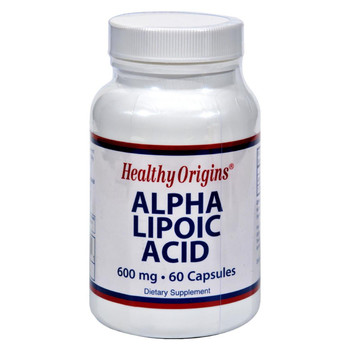 Healthy Origins Alpha Lipoic Acid - 600 mg - 60 Capsules