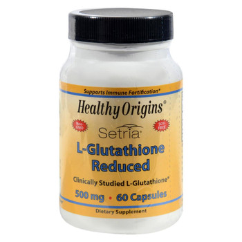 Healthy Origins Setria L-Glutathione Reduced - 500 mg - 60 Capsules