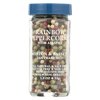 Morton and Bassett Peppercorns - Whole - Rainbow - 1.9 oz - Case of 3