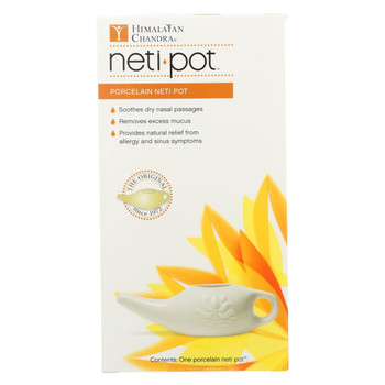 Himalayan Institute Neti Wash Ceramic Neti Pot - 1 Pot Himalayan Institute Neti Wash Ceramic Neti Pot - 1 Pot